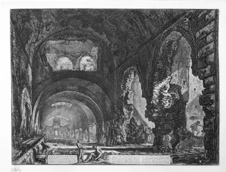 Innere Ansicht der Villa von Maecenas